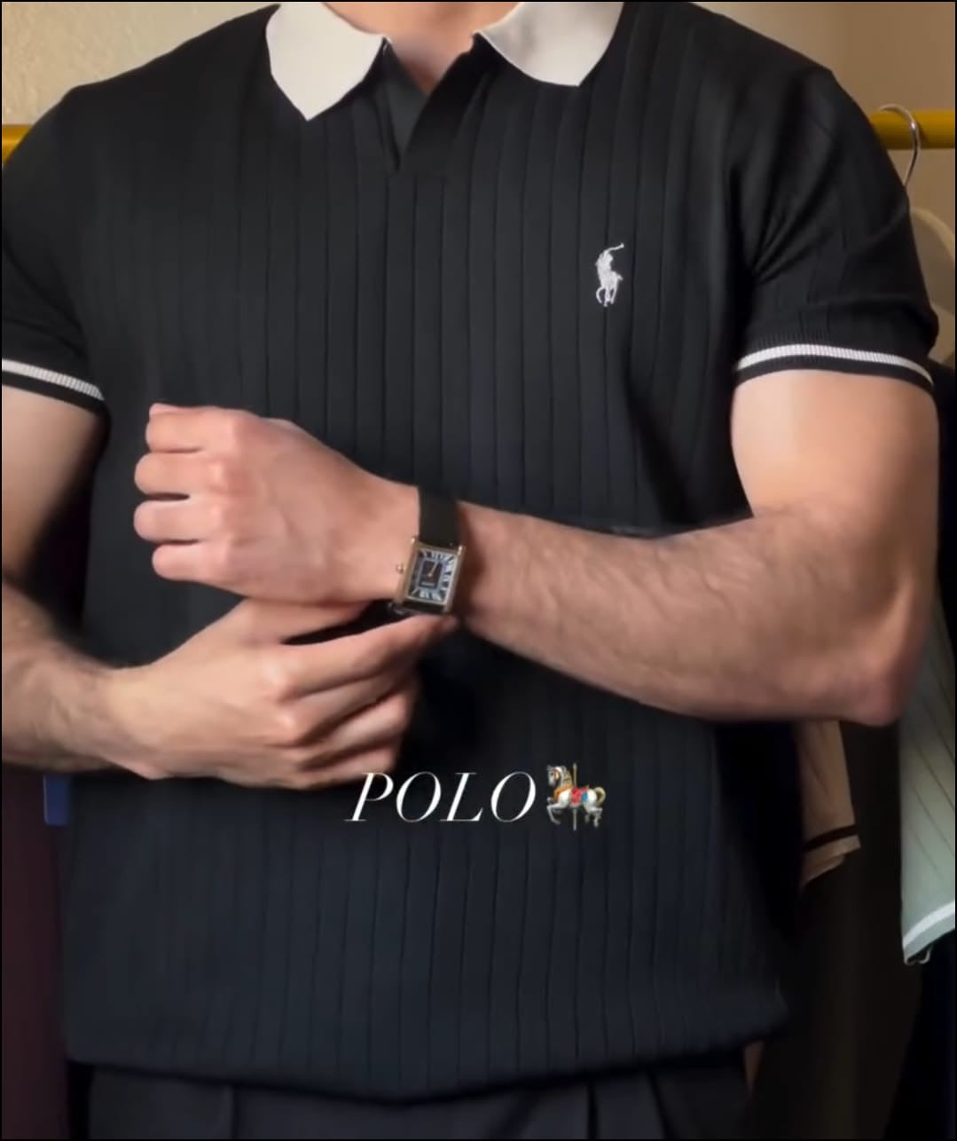 LVS RIBBED POLO